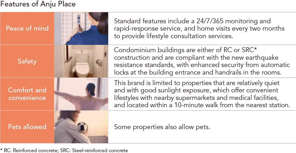 Features of Anju Place